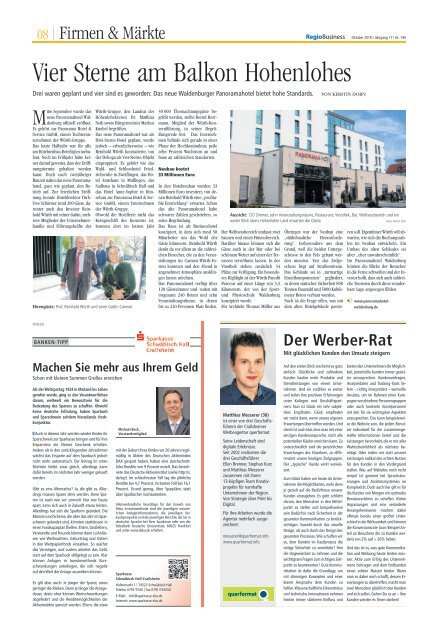 REGIOBUSINESS NR. 196 - Oktober 2018