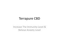 Terrapure CBD : Make Your Brain & Body Healty For Long Time