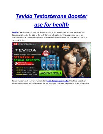 Ingredients of Tevida Supplement