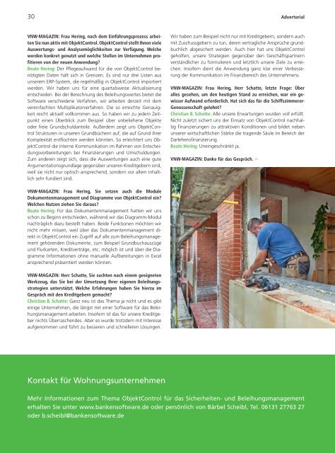 VNW-Magazin - Ausgabe 4/2018