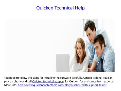 Support For Quicken Technical Help Phone Number 1-8884897936