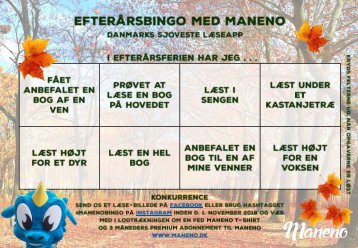 Efterårsferie-bingo