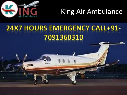 Gest Very Low Fare King Air Ambulance Services in Kolkata