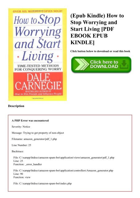 (Epub Kindle) How to Stop Worrying and Start Living [PDF EBOOK EPUB KINDLE]