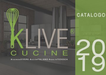 CATALOGO KLIVE CUCINE 2019