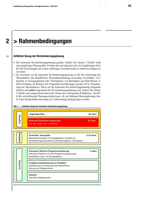 Revitalisierung Fliessgewässer. Strategische Planung - Schweizer ...
