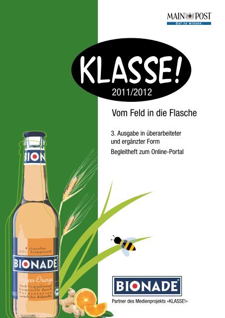 KLASSE! Vom Feld in die Flasche - Begleitheft zum Online-Portal