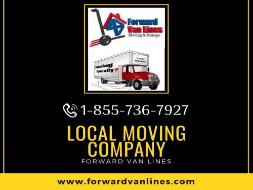 Best Local Moving Company - Forward Van Lines