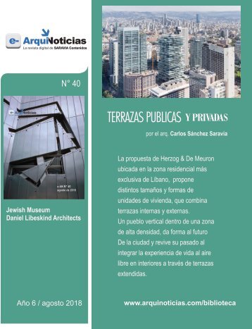 e-AN N° 39 nota 2 Terrazas publicas y privadas por Carlos Sánchez Saravia