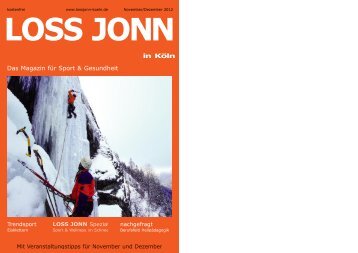 Das Magazin für Sport & Gesundheit - LOSS JONN in Köln