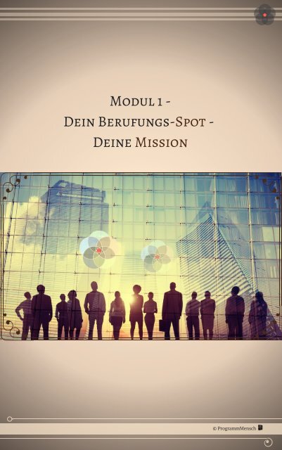 Ohne UB-Kurs 2 - Modul 1 - Dein Berufungs-Spot – Deine Mission