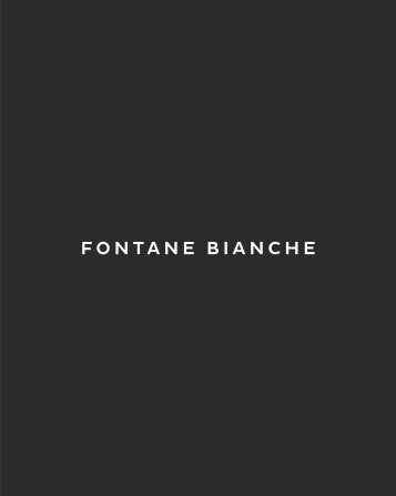 Fantini - Catálogo - Fontane Bianche