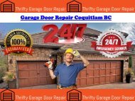 Garage Door Repair  in Coquitlam BC