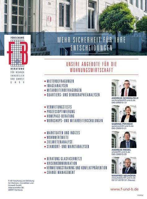 VNW-Magazin - Ausgabe 3/2018