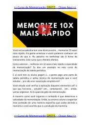 Memorize 10x mais rápido