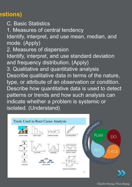 Understanding ASQ-CQA -Knowing The Ways