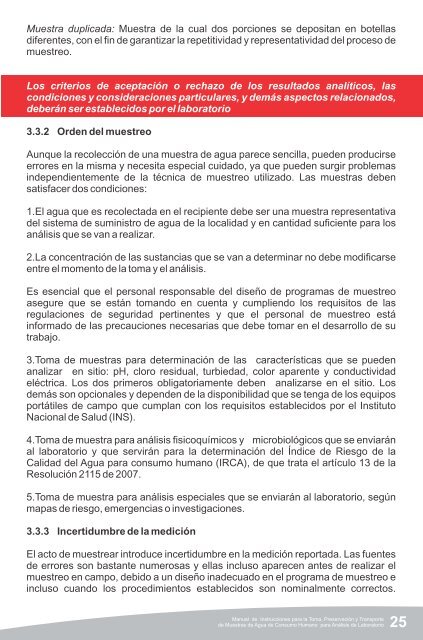 Manual de toma de muestras