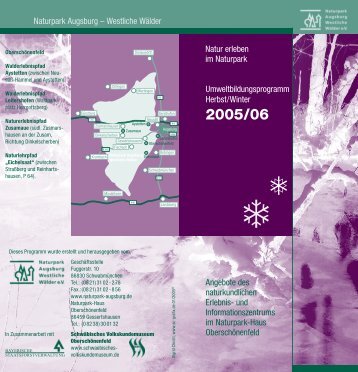 und Informationszentrums im Naturpark-Haus Obe