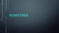 Rx Max Force