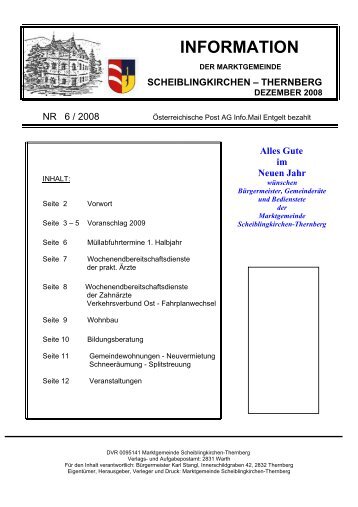 (201 KB) - .PDF - Marktgemeinde Scheiblingkirchen-Thernberg