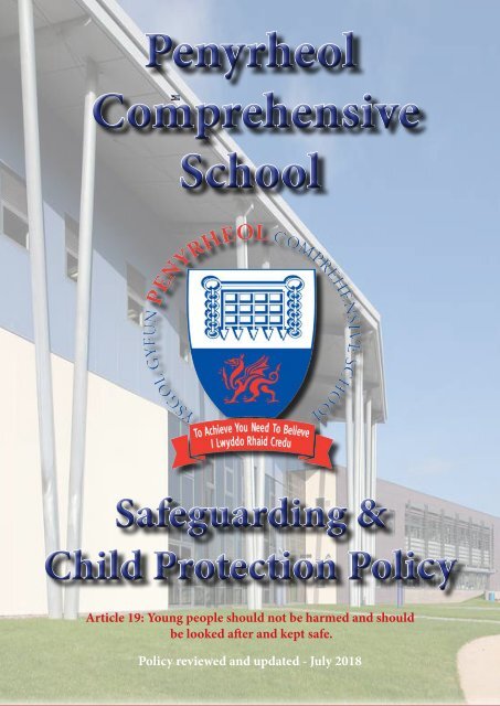 Safeguarding and Child Protection Policy