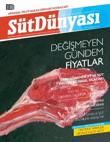 Süt Dünyası Sayı 69 (Temmuz-Ağustos 2018)