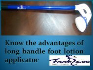 Know the advantages of long handle foot lotion applicator-converted