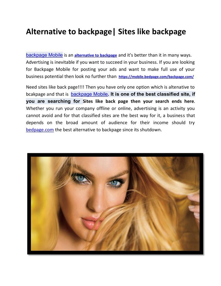 Sites-Like-Backpage Magazines