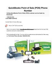 QuickBooks Point of Sale (POS) Phone Number_ PosTechie