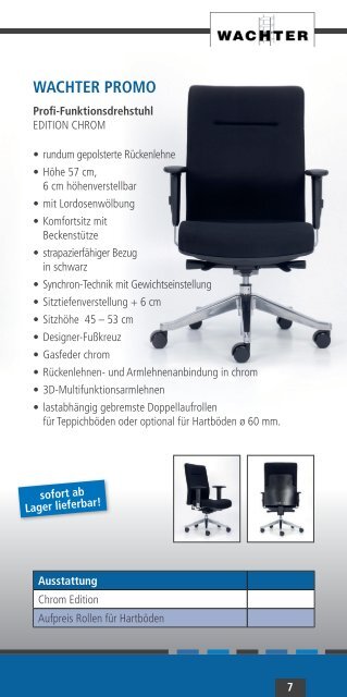 WACHTER Ergonomische Bürostühle