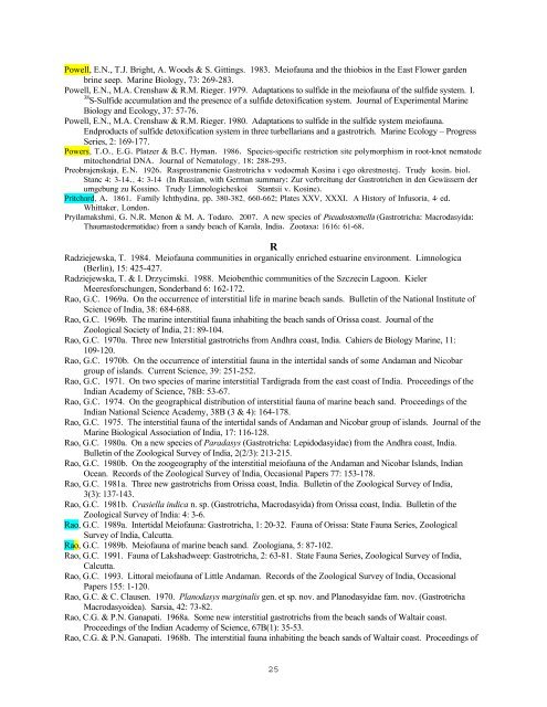 Part 4 – LITERATURE CITED (complete) - Gastrotricha Global ...