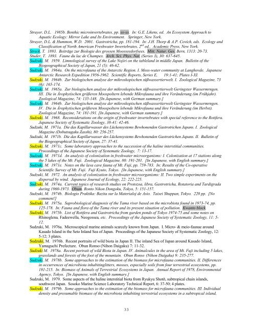 Part 4 – LITERATURE CITED (complete) - Gastrotricha Global ...