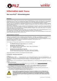Information zum Thema - Winkler GmbH