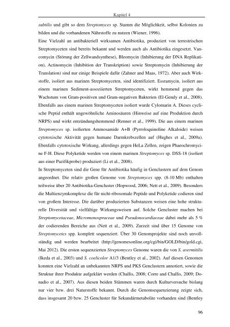 Isolierung und Charakterisierung von Bakterien aus ...