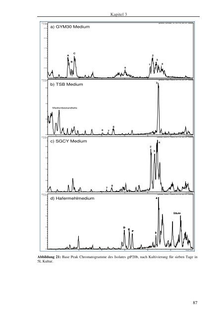 Isolierung und Charakterisierung von Bakterien aus ...