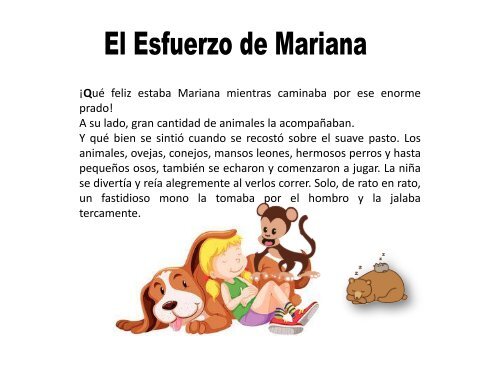 EL ESFUERZO DE MARIANA