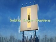 Sobha Dream Gardens Bangalore