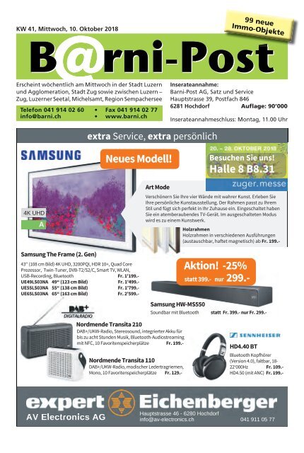 Barni-Post, KW 41, 10. Oktober 2018