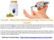 Curalin Review : Balance Your Blood Sugar 