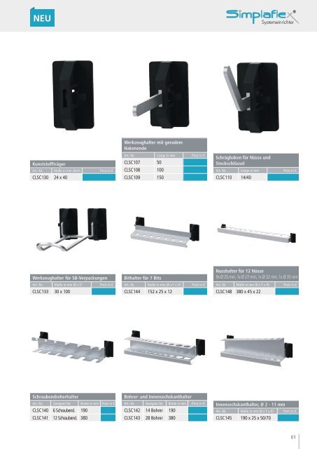 WACHTER Simplaflex Systemeinrichter C-Linie 2023-25