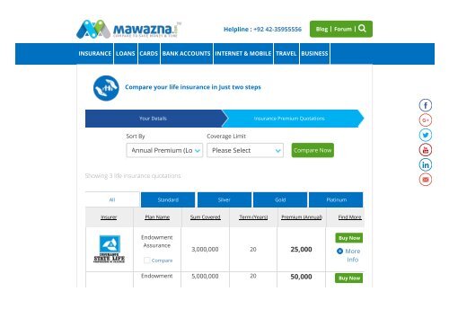 State Life Insurance Plans