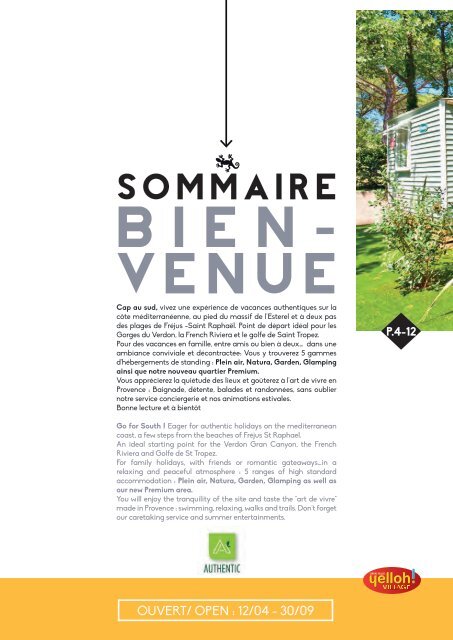 Brochure Camping La Bastiane 2019 