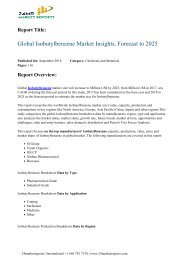 Global Isobutylbenzene Market Insights, Forecast to 2025