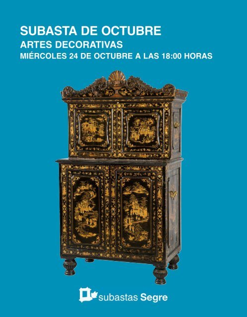 Subasta Artes Decorativas Octubre 2018