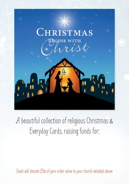 Christmas Begins - A Fundraising Brochure for Churches