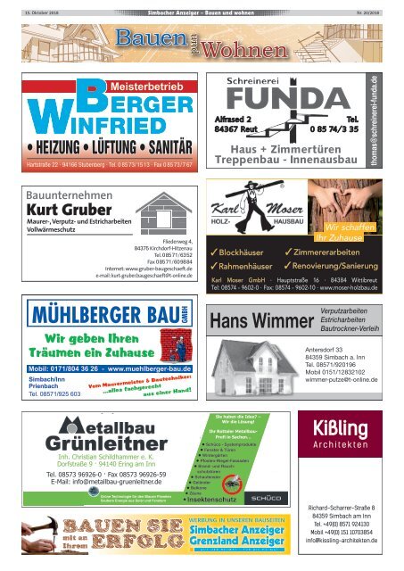 15.10.18 Simbacher Anzeiger