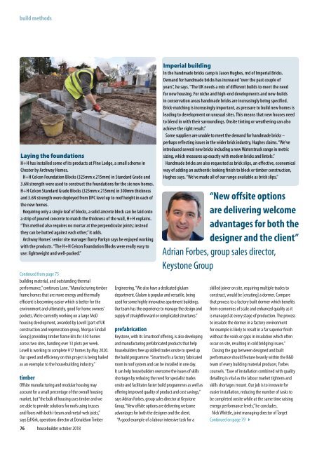 Housebuilder October 2018