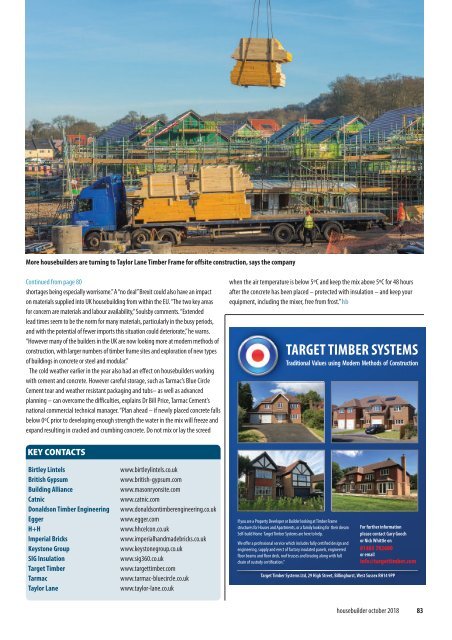 Housebuilder October 2018