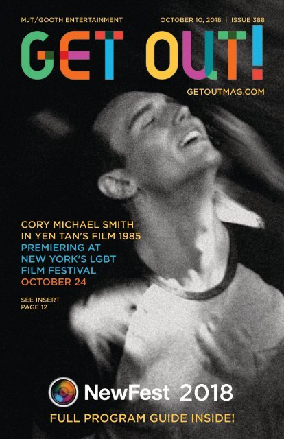 Get Out! GAY Magazine â€“ Issue 388 â€“October 10, 2018