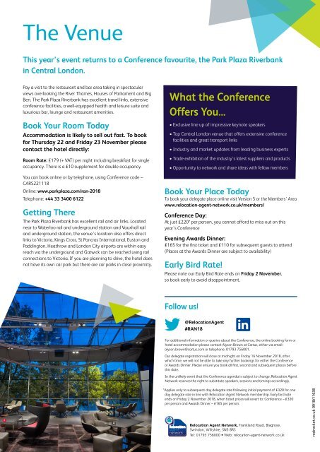 RAN 2018 Conference Brochure